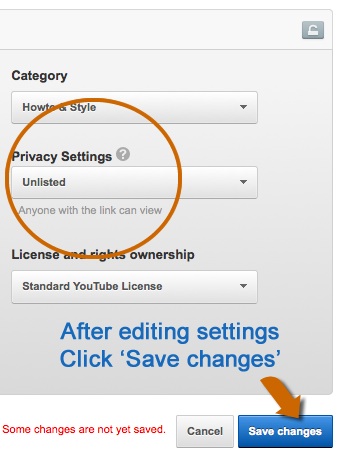 youtube privacy settings 2