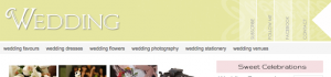 wedding theme website design image