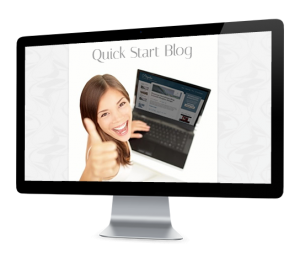 quick start blog options